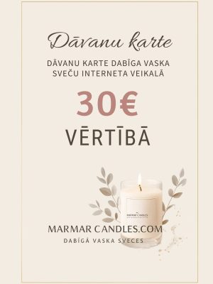 Dāvanu karte 30 eur vērtībā