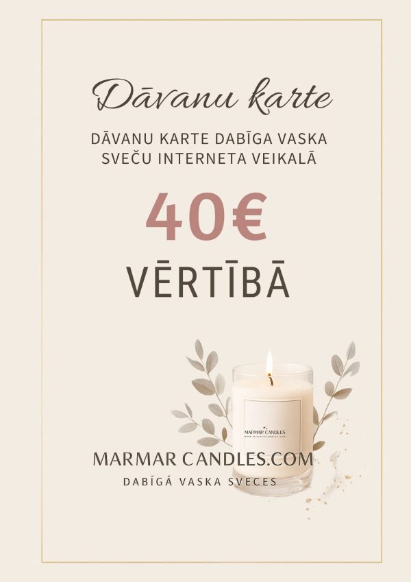 40-bbf63fb0.jpg Dāvanu karte 40 eur vērtībā