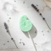 Dabīgā vaska kūku toperis-svecīte ar ciparu "6"